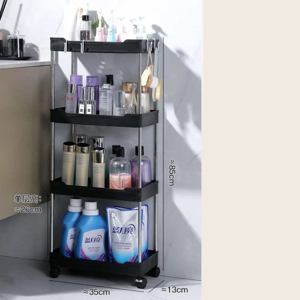 Prateleira Vertical de Armazenamento Multifuncional